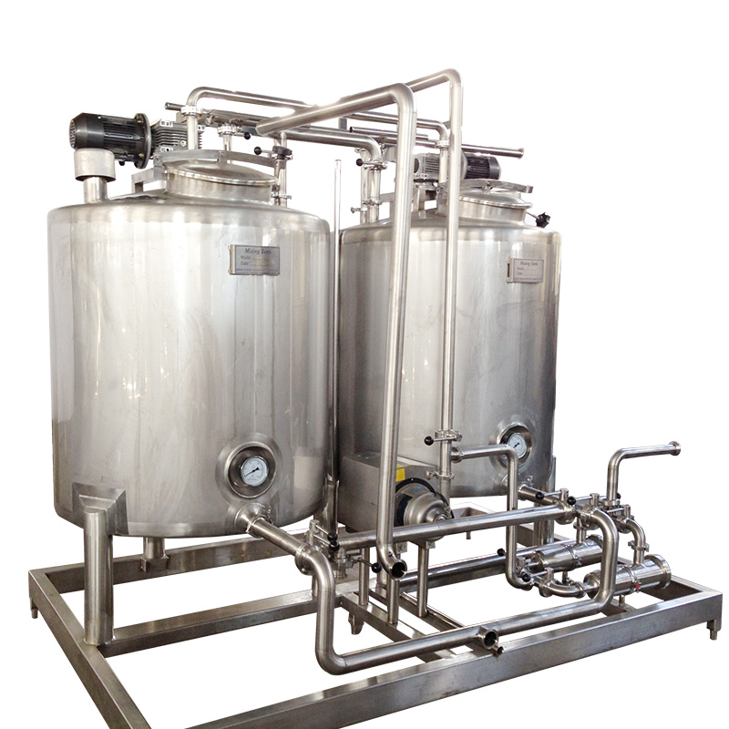 Stainless steel mixing tank