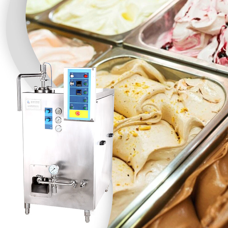 What is the working principle of ice cream machine?